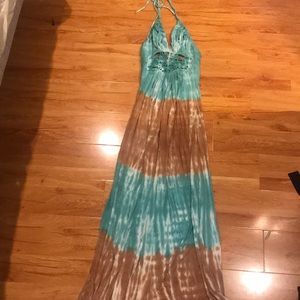 Sky maxi dress